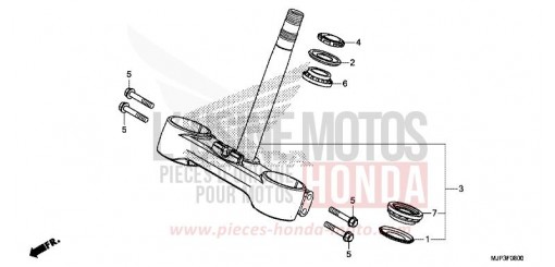 KOTFLUEGEL, VORNE CRF1000DG de 2016
